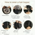 thumbnail image 6 of Breathable Natural Hair Tips for Women with Thinning Hari, Short Natural Hair Toppers, with Bangs, Volume & Style With Seamless, 6 of 7