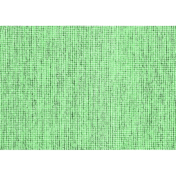 Ahgly Company Indoor Rectangle Abstract Emerald Green Contemporary Area Rugs, 8' x 12'