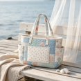 thumbnail image 2 of Quilted Tote Bag,Multi-Pocket Shoulder Bag Large Capacity Handbag for Women,Beach Shopping Bag for Travel and Daily Outings, 2 of 6