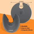 thumbnail image 3 of czcpp-Sous Vide Precision Cooker Silicone Lids, Fits up to 11 pot, Compatible with Anova Culinary Sous Vide Precision Cookers, Prevent Water Evaporation and Retain Flavor (Gray), 3 of 4