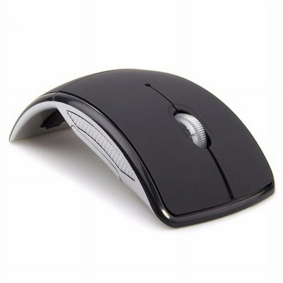 Foldable Wireless Mouse, Ergonomic 2.4G Mini Travel Wireless Optical Mobile Mouse for Laptop, PC, Chromebook, MacBook, Computer