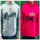 thumbnail image 2 of Sudaderas Duo Pareja Queen Y King Color Gris Talla Mediana Marca Emil SaEs, 2 of 3