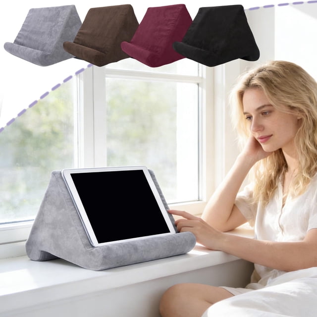 Sentmoon Lumbar Support Pillow Reading Pillow Tablet Phone Stand Pillow Multi Angle Pillow Reading Pillow Pillows Pad Suitable for Beds Sofas and Other Home Situations