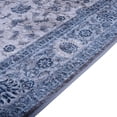 thumbnail image 5 of Colle Distressed Floral Oriental Area Rug, Silver Grey / Blue, 5 of 5