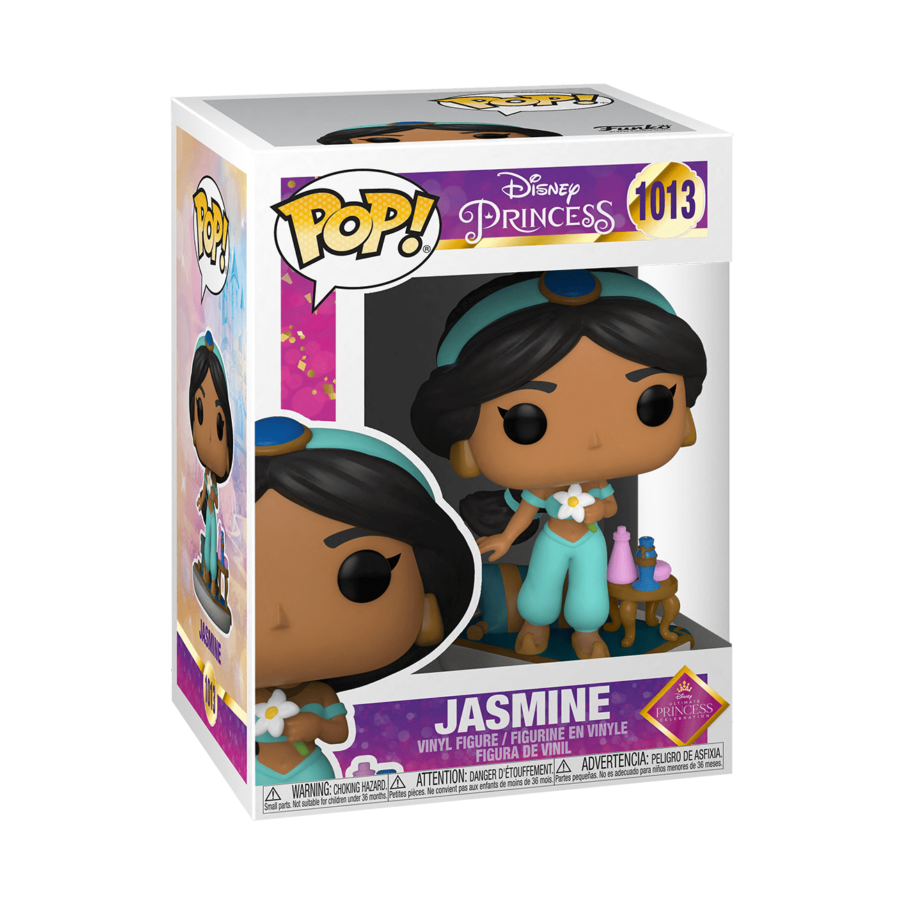 POP Disney: Ultimate Princess - Jasmine, Multicolor, 3.75 inches