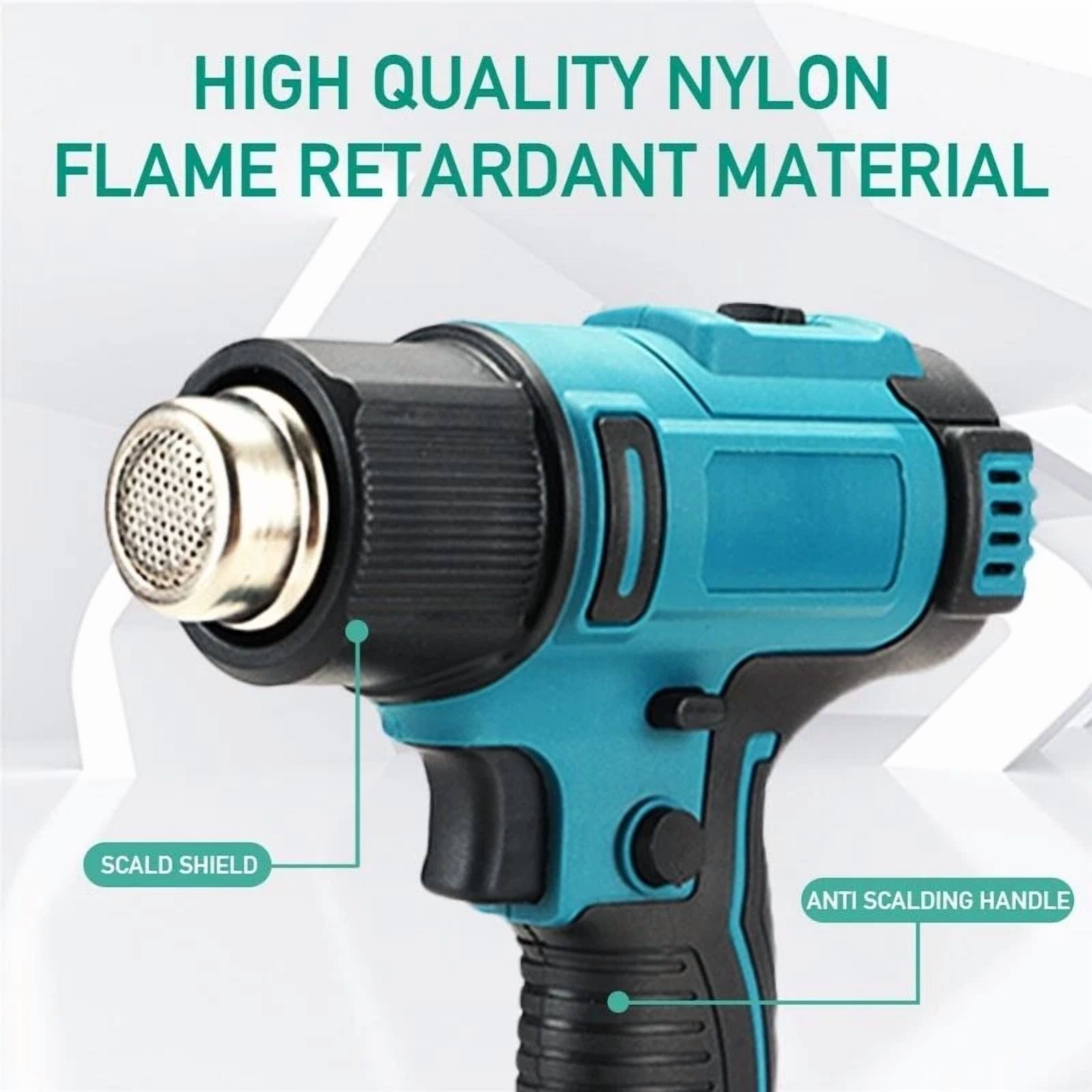 Portable Electric Hot Air Gun Cordless Heat Gun For Makita 18V Li-ion Battery