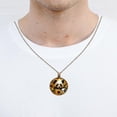 thumbnail image 4 of Panda Sunflower Necklace Personalized Custom Photo Round Pendant Adjustable Stainless Steel Necklaces with Gift Box for Men Women Mothers Valentine's Jewelry Gift, 4 of 6