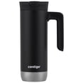 thumbnail image 3 of (4 pack) Contigo Huron 2.0 Stainless Steel Travel Mug with SNAPSEAL Lid and Handle in Black, 20 fl oz., 3 of 8