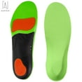 thumbnail image 5 of Gustave Unisex Plantar Fasciitis Insoles, Arch Support Shoe Inserts for Flat Feet, Foot & Heel Pain and Over-Pronation for Comfort & Relief "Green,XS", 5 of 11