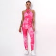 thumbnail image 4 of Taylonsss Clearance Women's High Waist Pockets Running Tie-dye Pants Workout Leggings Yoga Pants, 4 of 9