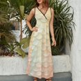 thumbnail image 3 of Mermaid Fish Scales Art Sleeveless Dress Women's Summer Suit Dresses for Women 2025 Luxury Party Dress, 3 of 6