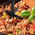 thumbnail image 2 of Meat Chopper, Multifunctional Heat Resistant Nylon Hamburger Chopper, Non Stick Blends and Mashes Nylon Ground Meat Chopper Utensil, Mix Chopper, Black, 2 of 7
