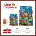 thumbnail image 3 of Fuzoiu Sea World Print Christmas Gift Bag,Burlap Gift Bag with Drawstring Closure & Hang Tag,Perfect for Holidays, Birthdays, and Special Occasions-Small, 3 of 7
