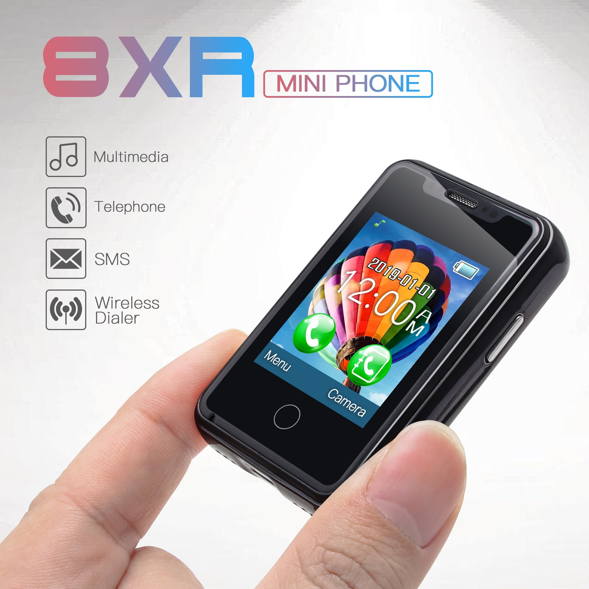 Super Mini Phone 1.77 inch Touch Display 350mAh Battery Bluetooth Dial Music Dual SIM Camera Magic Voice Small Mobile Phone Super Mini Phone 1.77 inch Touch Display 350mAh Battery Bluetooth Dial Music Dual SIM Camera Magic Voice Small Mobile Phone