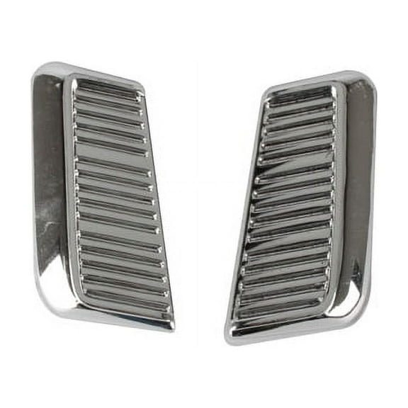 Pedal Car Parts, AMF Mustang 1969-72 Side Scoops, Chrome