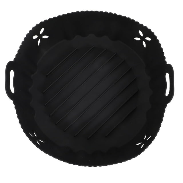 Doublure pour Friteuse à Air Chaud Casserole en Silicone pour Friteuse à Air Bol Réutilisable pour Friteuse à Air Doublure de Cuisson en Silicone Antiadhésive pour Friteuse à Air