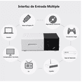 thumbnail image 2 of Proyector Mini 3d Home Blanco con Negro, 2 of 5