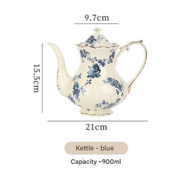 Price & Kensington Théière Luxe 6 Tasses Grès Blanc 1100 Ml - Forme Betty