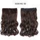 thumbnail image 1 of Typpkmm Hair Extensions, 5 Clip Recto Synthetic Fiber, 22 Inch Red Black Blonde Clip In Hairpiece for Women, 1 of 7