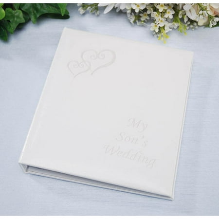 Sons Wedding Album - Victoria Lynn Photo Album - My Son's Wedding- White