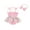 Pink, variant on Bagilaanoe Newborn Baby Girl Summer Rompers Dress Floral Embroidery Sleeveless Bodysuits + Headband 3M 6M 12M 18M Infant Tulle Patchwork A-line Dresses