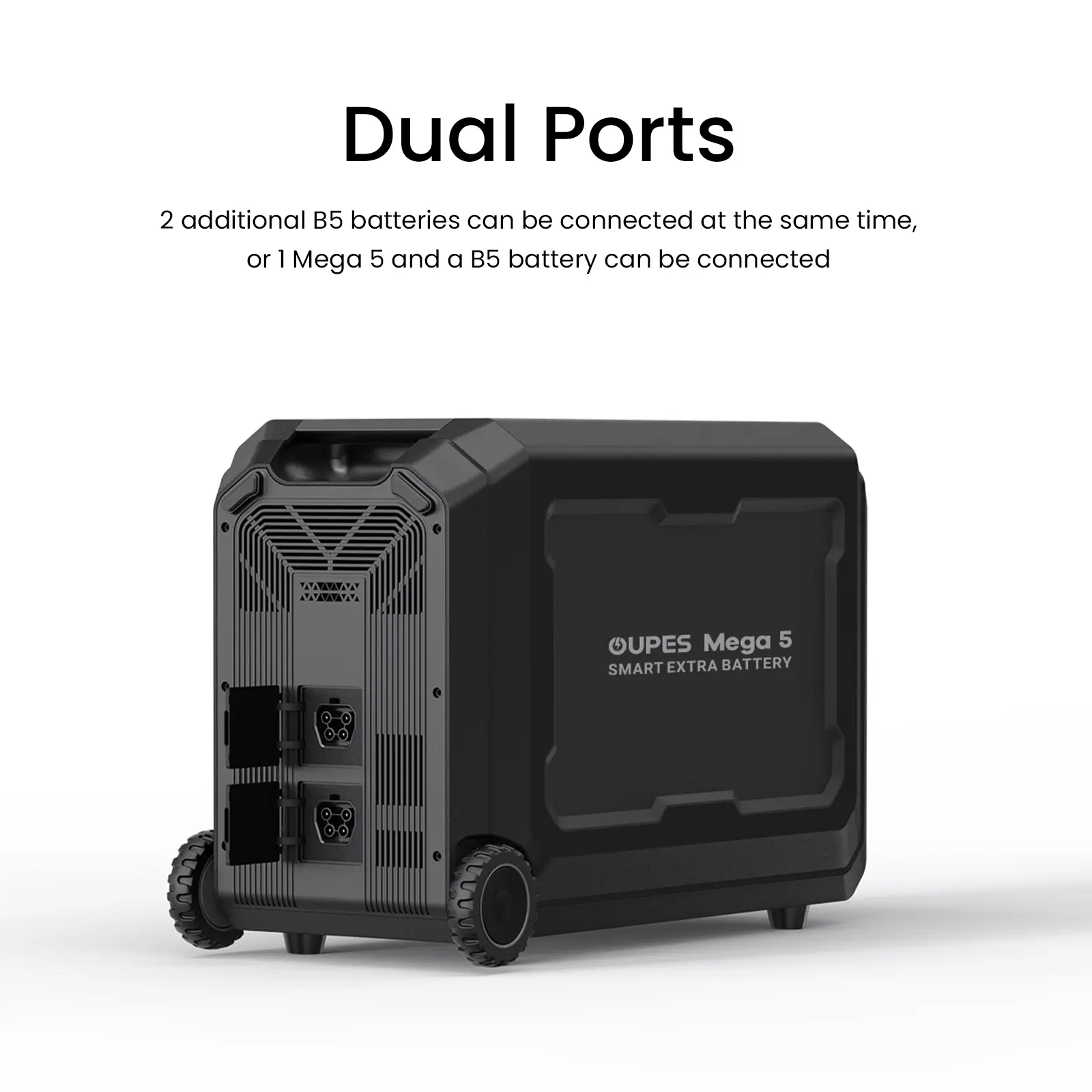 OUPES B5 Extra 5040Wh Expansion  LiFePO4  Battery for Mega 5 Dual-Port version