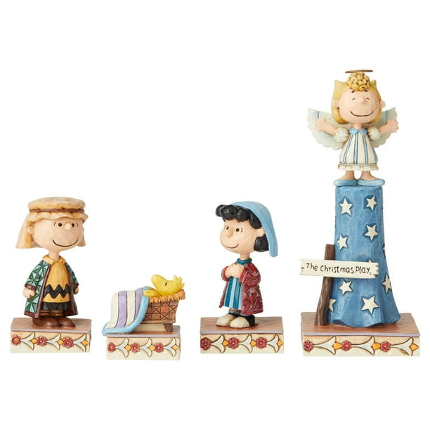 Jim Shore Peanuts Pageant Set 1 True Meaning of Christmas Figurine New with Box - Walmart.com