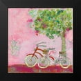 thumbnail image 2 of Day, Kellie 12x12 Black Modern Framed Museum Art Print Titled - Pink Bicycles, 2 of 5
