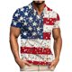 thumbnail image 2 of Blusa y camisa de manga corta con cuello vuelto para hombre, informal, de moda, de negocios, de manga corta, estampada, deportiva, con solapa, de poliéster., 2 of 5