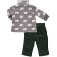 thumbnail image 2 of Carter's L/S Microfleece Pant Set - Heather Bear- 6 Months, 2 of 3