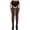 6050, variant on Women's High Waist Fishnet Tights Suspenders Pantyhose Thigh High Stockings Black