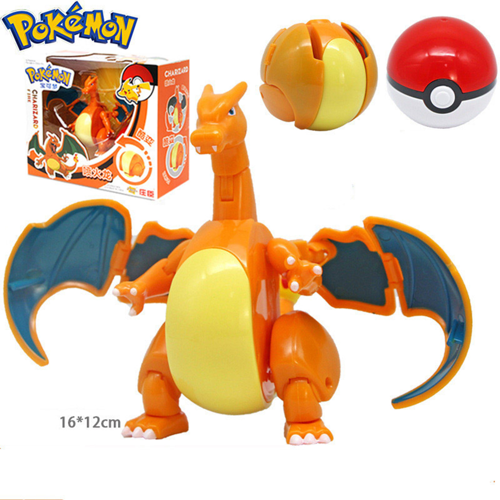TAKARA TOMY Pokemon Collection ML-08 Moncolle Reshiram – Action Figure 10 Cm, Modellino Collezionabile