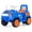 Blue, variant on OLAKIDS Ride on Car, 6V Electric Toy for Kids with Radar, Rocket, MP3, USB, Horn, Power Display, Headlight, 4-Wheeler Battery Powered Quad Gift for Toddlers Boys Girls Age 3+