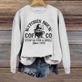 thumbnail image 2 of Venzia Women Halloween Crewneck Sweatshirt, Black Long Sleeve Pullover Top, Casual Fall Graphic Sweatshirt, 2 of 4
