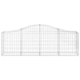 thumbnail image 4 of vidaXL Gabion Basket Set of 2 Silver Galvanized Steel Large, 4 of 5