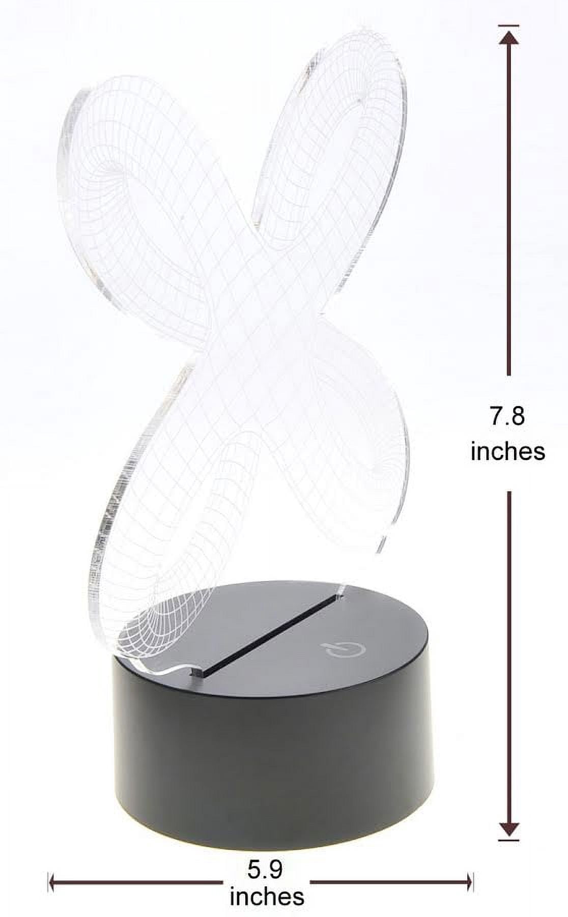 PlayWorld Board No More! 3D Crisscross Rings Laser Cut Precision LED Lights