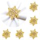 thumbnail image 2 of Servilleteros con forma de copo de nieve, porta servilletas decorativo, para mesa, para cenas navideñas y restaurantes., 2 of 12