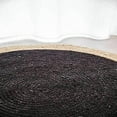 thumbnail image 3 of KLAVATE Jute Braided Round Rug Natural Fiber Rug Handmade Rug Round Turkish Rug Hemp Rug Round Rug Eco Friendly Rug (6 FEET ROUND), 3 of 4