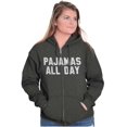 thumbnail image 3 of Pajamas All Day Slacker Lazy Zip Up Hoodie Men's Women's Brisco Brands S, 3 of 6