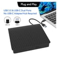 thumbnail image 4 of External Blu Ray Drive for Laptop PC CD DVD Read/Write Player Portable 3D Blu Ray Drive Compatible ,Compatibility, 4 of 5
