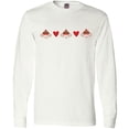 thumbnail image 3 of Inktastic Sock Monkey Heart Border Long Sleeve T-Shirt, 3 of 5