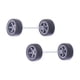 thumbnail image 4 of Juego de Ruedas y Neumáticos 1:64 Perfecl Accesorios de Coche de Aleación RC Gris, 4 of 8