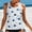 Blanc, variante sur Aboser Hauts de Maillot de Bain d'Été pour Femmes Seulement Haut de Tankini Contrôle du Ventre Hauts de Maillot de Bain Sans Bas Froncé Décontracté Imprimé Hauts de Maillots de Bain