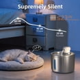 thumbnail image 3 of Wireless Cat Water Fountain, Stainless Steel 3.5L Automatic Dog Water Dispenser, 5000mAh Battery, Motion Sensor, Cordless Pet Fountain, 3 of 10