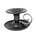 thumbnail image 1 of Candelabro de hierro hecho a mano con diseño de taza de té para decoración elegante en el hogar Negro, 1 of 9