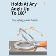 thumbnail image 5 of Smart Phone Ring Holder Magnetic Phone Mount Rotatable Foldable Cell Phone Holder Wireless Charging Friendly, 5 of 8