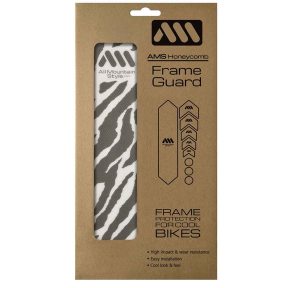 All Mountain Style Basic Honeycomb Frame Guard Clear/Zebra