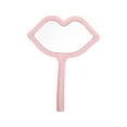 thumbnail image 2 of Yannianjz under $5 Lip Shape Mirror, Handheld Lip Shape Mirror, Portable Compact Makeup Mirror, Cute Purse Travel Mirror, Cosmetic Touch Up Mirror, 5 Color Options Vanity Mirror, 2 of 6