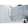 thumbnail image 4 of Glass Warehouse Gw-Bf-29 Vela 58-1/4" High X 29" Wide Shower Screen Frameless Tub Door -, 4 of 7