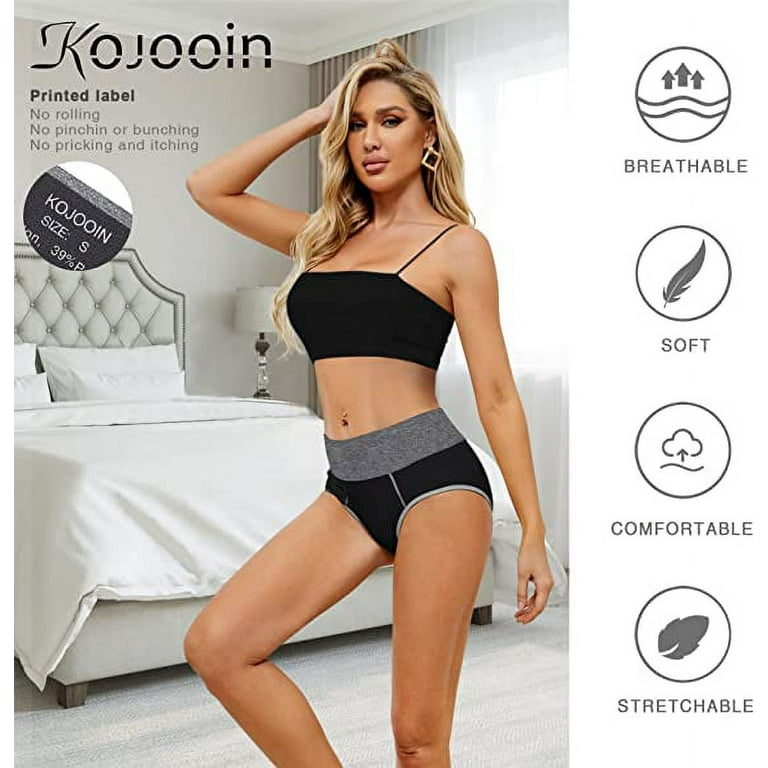 Sinophant Ladies Cotton Knickers High Waisted Knickers For Women, Full Back  Coverage Womens Underwear Multipack